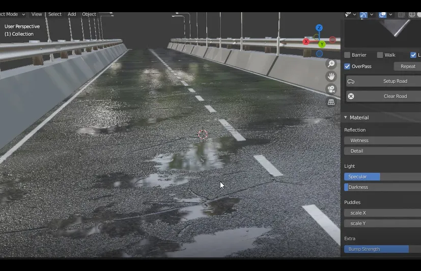 Blender城市道路生成插件 City Road Builder Pro v2.1