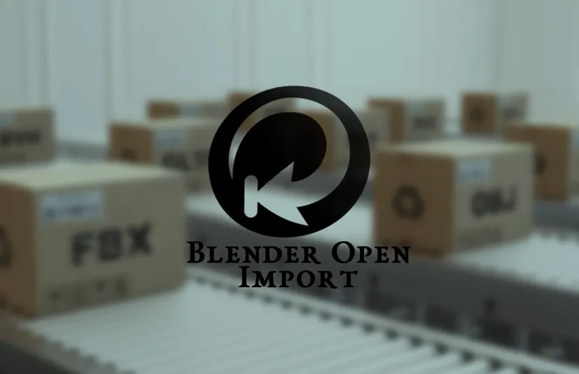 Blender多格式文件直接导入插件 Open import V1.1.0