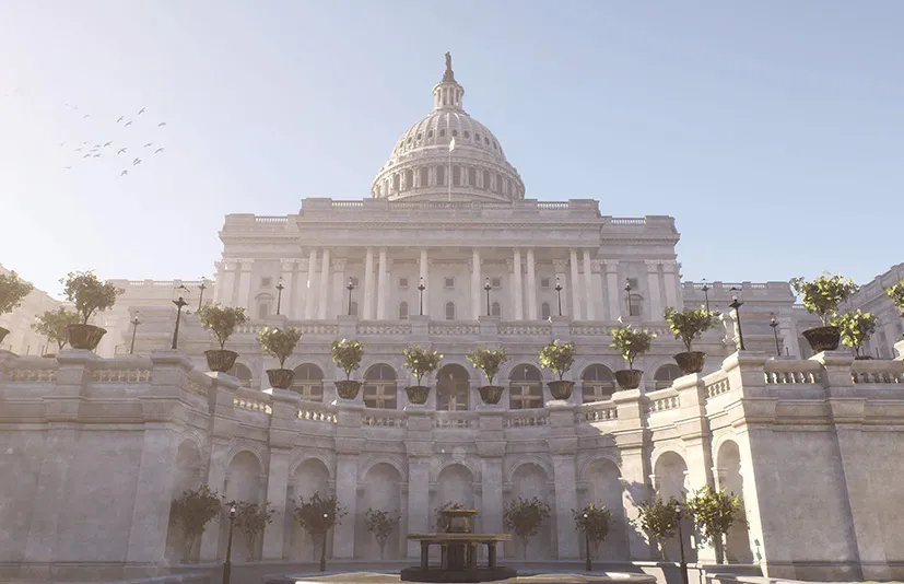 美国国会大厦外部环境 – US Capitol Exterior Environment