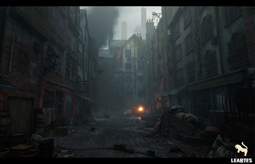 维多利亚时代的腐朽小巷 – Victorian Decayed Alley Environment