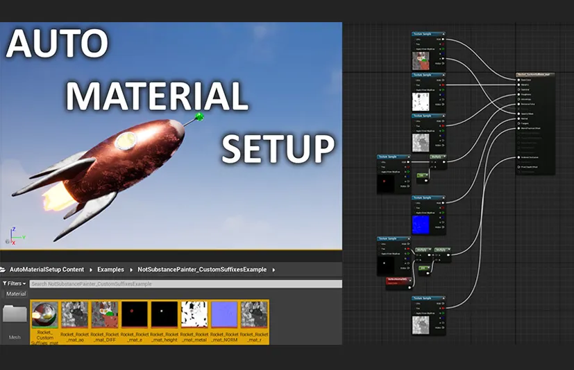 自动创建设置材质  – Auto Material Setup