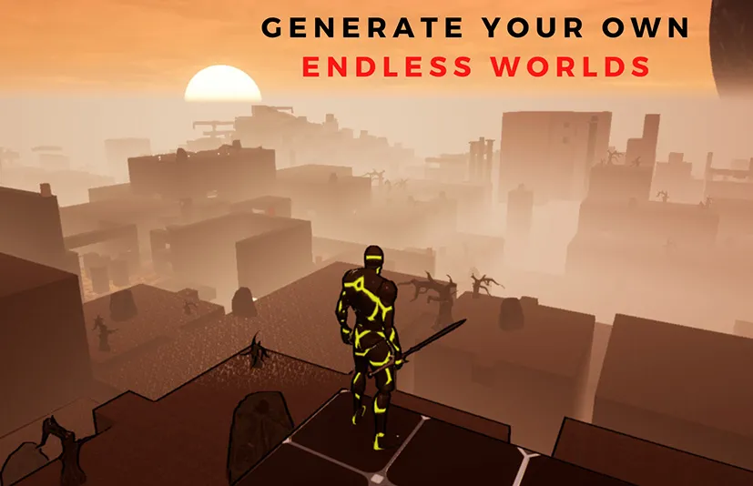 无尽的随机程序世界（带关卡流） – Endless Random Procedural Worlds (With Level Streaming)