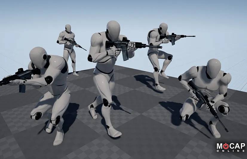 步枪动作 – Rifle Starter – MoCap Pack