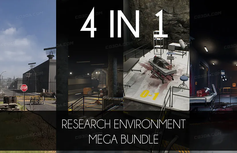 4合1模块化研究设施/超级捆绑包-4 IN 1 Modular Research Facility / Mega Bundle