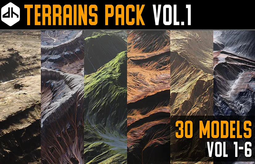 地形包 – Terrains Pack Vol.1