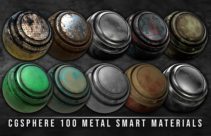 金属智能材质 – Metal Smart Materials Library ( Over 100 Types Of Metal Materials )