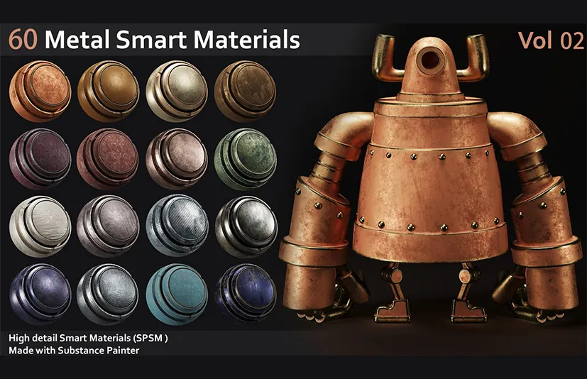 60种金属智能材质 – 60 Metal Smart Materials_Vol2