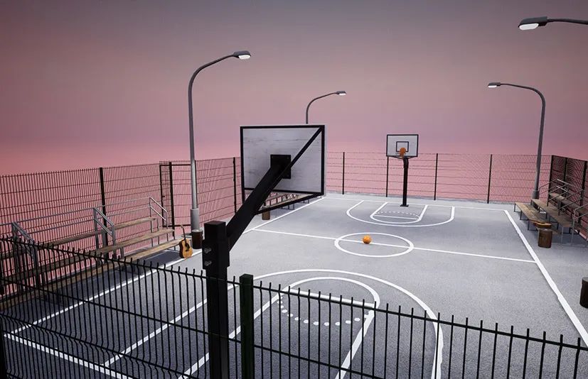 篮球场 – Basketball court