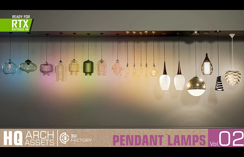 吊灯 – HQ Pendant Lamps Vol. 2