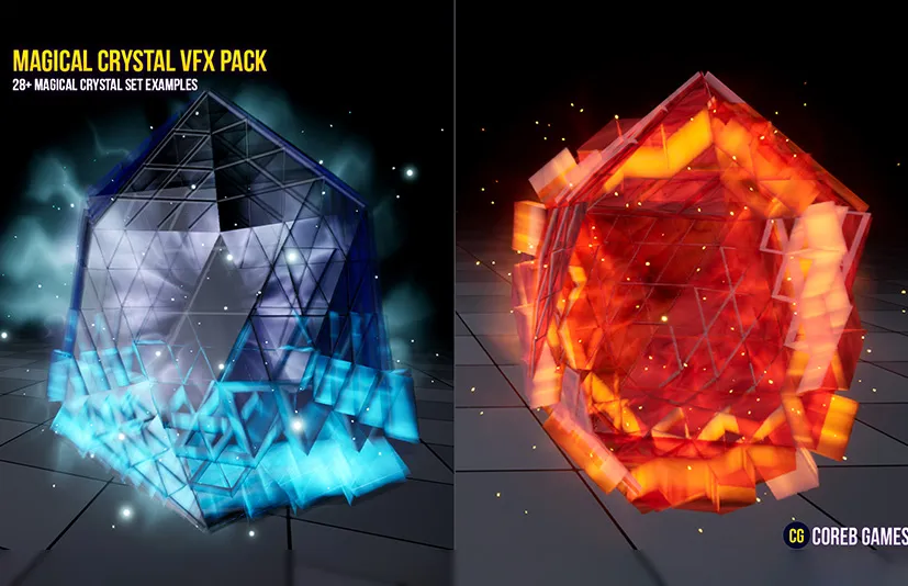 魔法水晶特效 – Magical Crystal VFX Pack