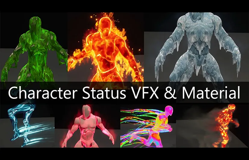 角色状态视觉特效素材 – Character Status VFX Material