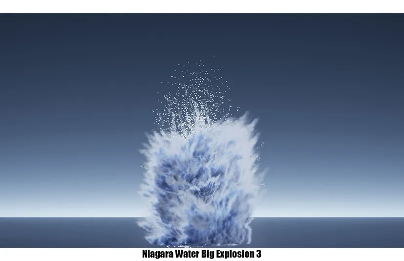 水爆炸特效 – Niagara Water Explosions Pack 01