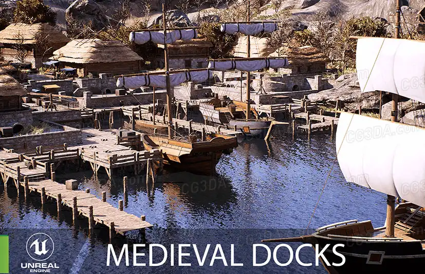 中世纪船坞码头-Medieval Docks